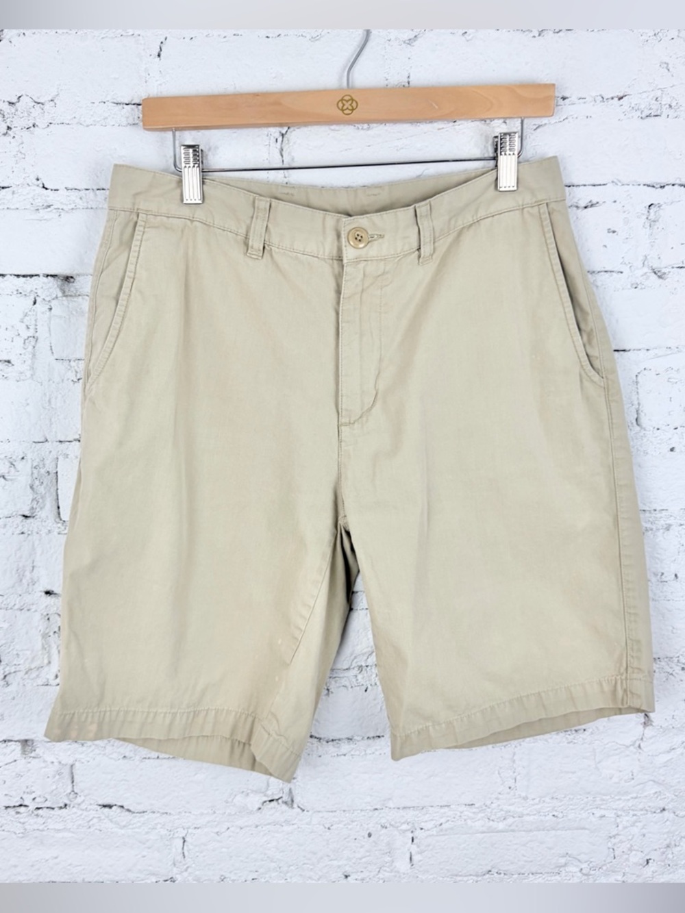 Patagonia Organic Cotton Chino Khaki Tan Shorts 31
